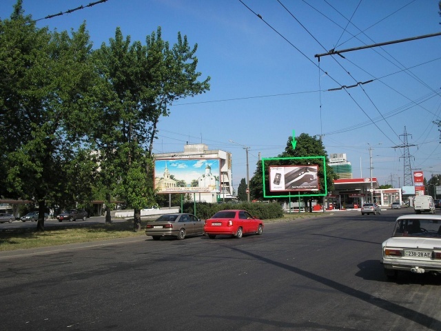Щит 6x3,  Речпорт (в центр), разделитель, перед АЗС