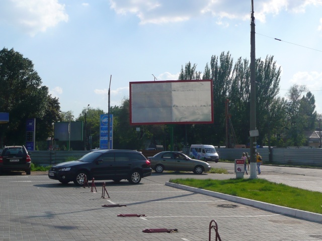 Щит 6x3,  Горького ул. (р-н Речпорта), АЗС "ТНК"