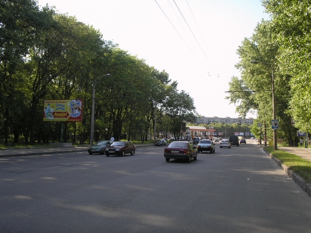 Щит 6x3,  Зап. Шоссе, развилка (парк 40лет освобождения)