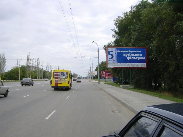 Щит 6x3,  Запорожское шоссе (цветы Днепропетровска)