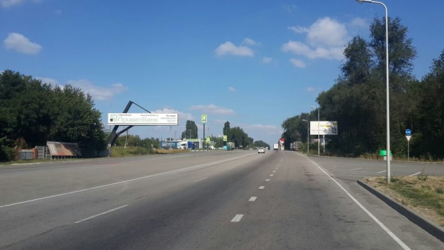 Суперборд 18x3,  Криворожское шоссе, въезд в город