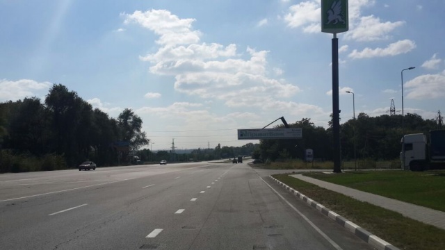 Суперборд 18x3,  Криворожское шоссе, выезд из города