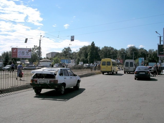 Щит 6x3,  Курчатова ул.  (АЗС "SILTA") из центра